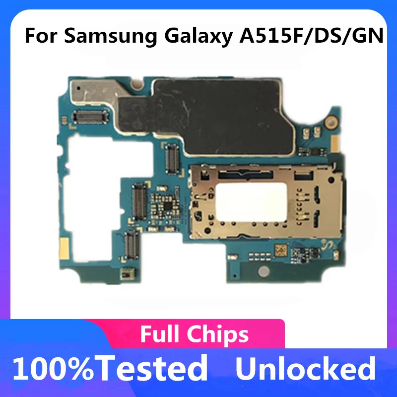 Оригинальная разблокированная материнская плата A515F/ A515DS/ A515GN для Samsung Galaxy A51 с
