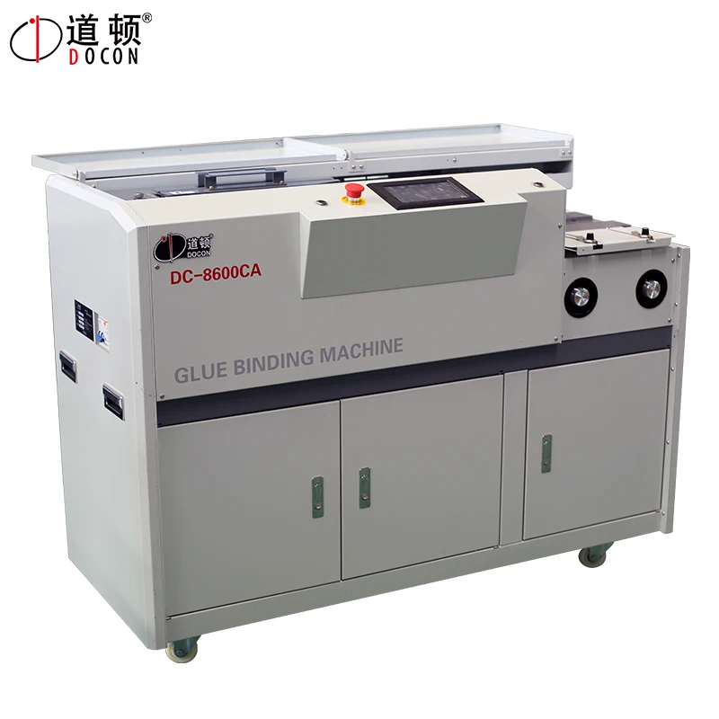 Автоматическая идеальная переплетная машина для горячего клея книг боковая