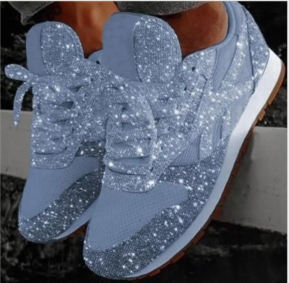 Женские кроссовки на плоской платформе повседневные сетчатые шнуровке