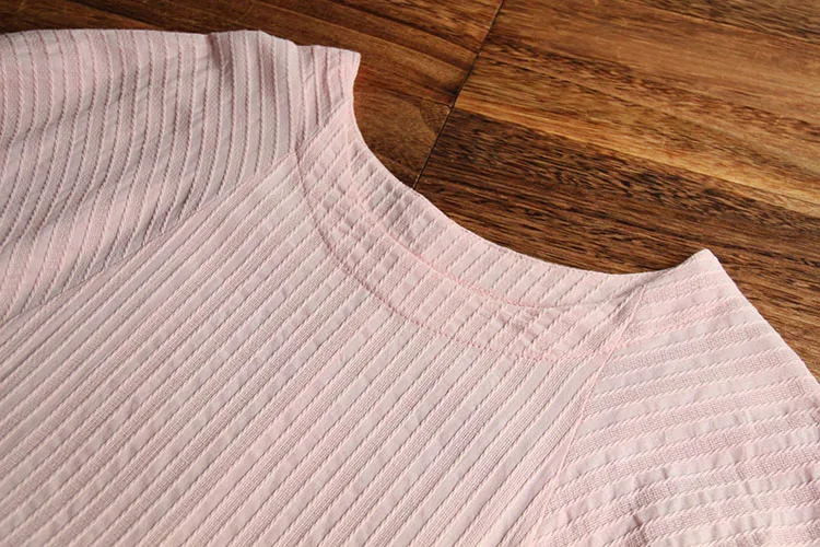 

New summer women's clothing literary simple solid color dress round neck short sleeve a-line midi cotton dress