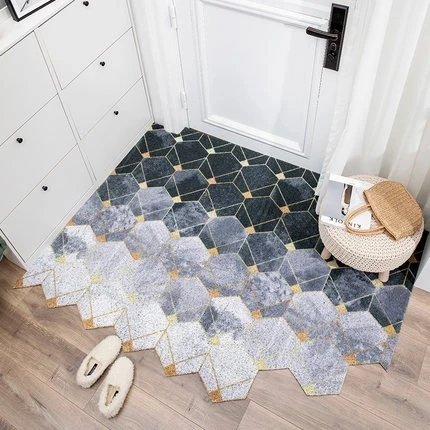 Нескользящий коврик из ПВХ с рисунком листьев гинкго