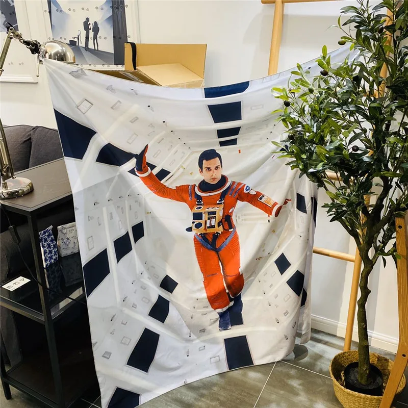 Космический гобелен настенный пляжный коврик в богемном стиле полиэстеровый