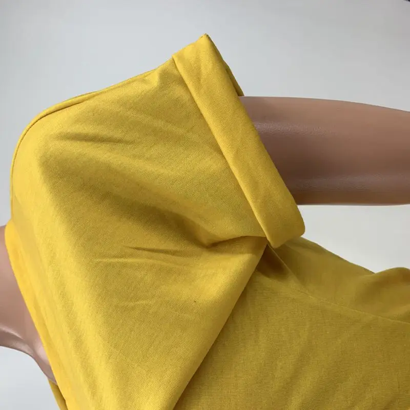 HAOYUAN радуга губы печати Сексуальная футболка платье для женщин Vestidos с карманами короткий рукав более размер d Повседневная Свободная плюс размер платья