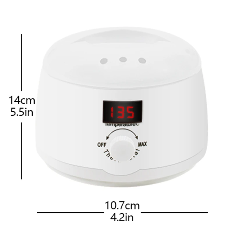 

Professional Warmer Wax Heater Mini SPA Hand Epilator Feet Paraffin Wax Rechargeable Machine Body Depilatory Hair Removal Tool E