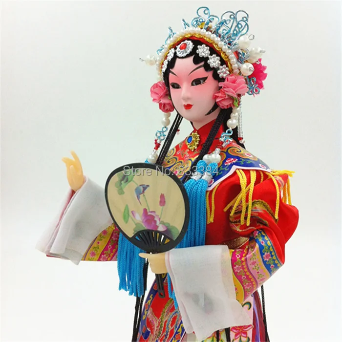 Китайская традиционная шелковая фигурка ручной работы коллекционная китайская