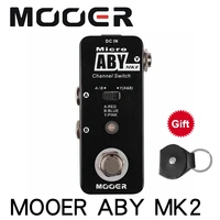 mooer micro type aby mk2 guitar effect pedal channel switch effects with true bypass full metal shell guitar parts