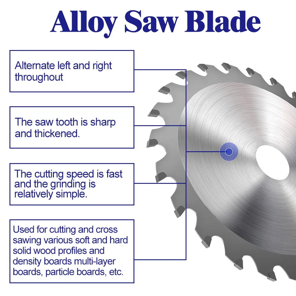 125/180mm CircularSaw Blade 5-inch 24 Teeth 7-inch 40 for Angle Grinder/Metal Chipboard Cutter Woodworking Cutting Disc | Инструменты