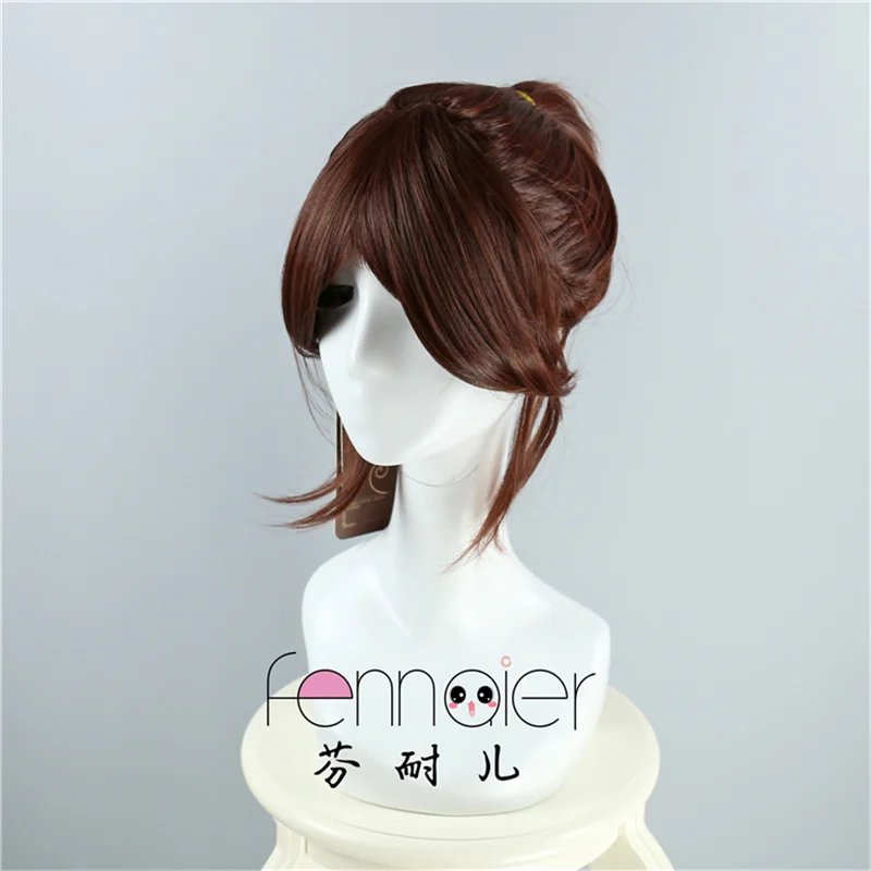 Парик для косплея Саша из аниме атака на Титанов термостойкие волосы волокон