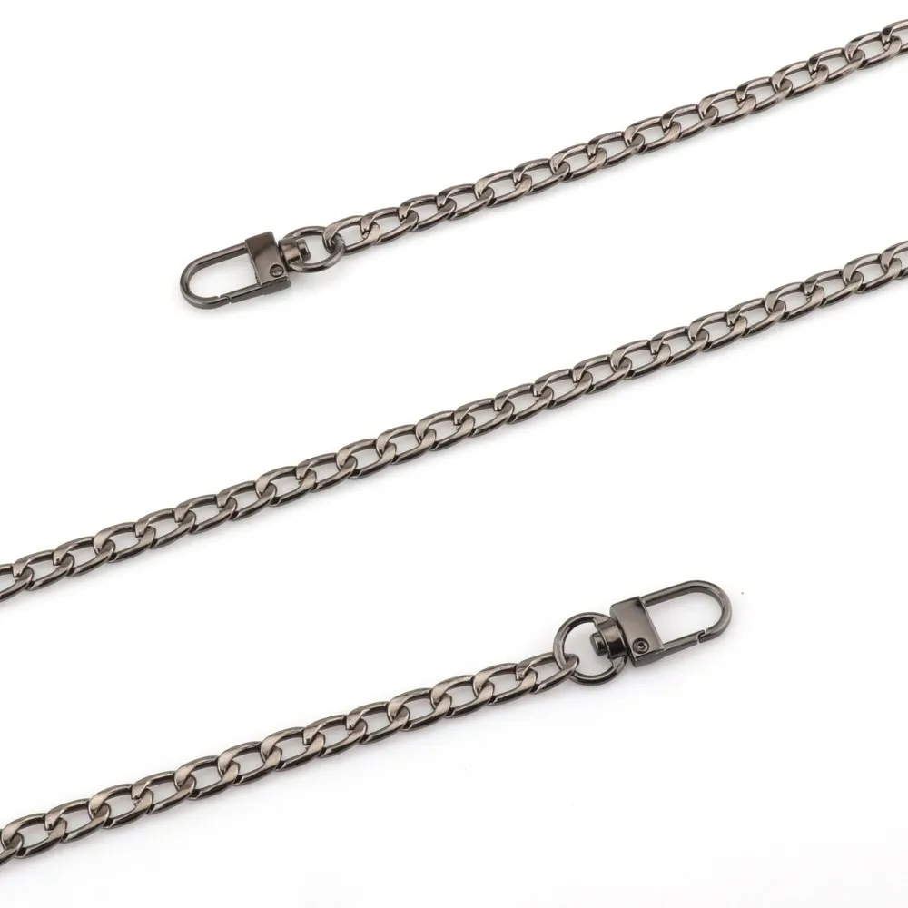 Gold/Silver/Black Bag accessories Bag chain Hardware handbag accessories Metal alloy bag chain strap Shoulder bag strap