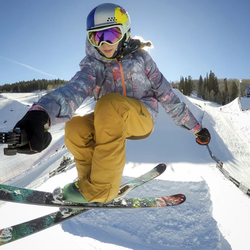 Новые Лыжные зимние штаны ветрозащитные теплые водонепроницаемые для женщин и