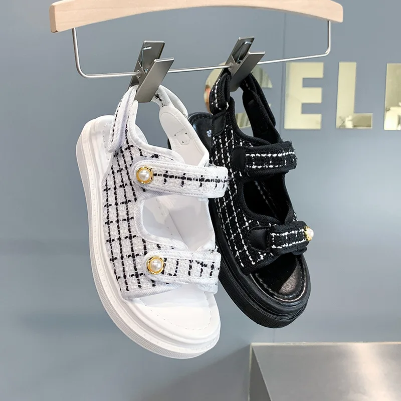 

LAASIMI Summer Women Gladiator Sport Sandals Soft Bottom Platform Flat with Shoes for Woman Sweet Casual Sandalias Mujer 2021