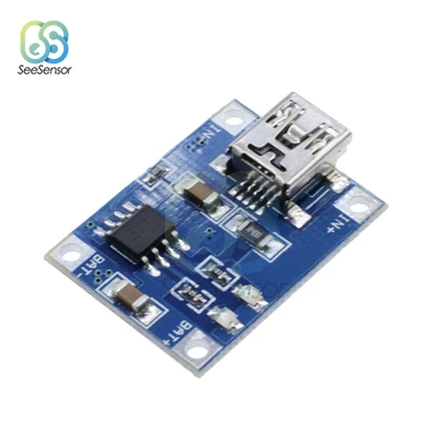 TP4056 Mini USB Type-C/Micro/Mini USB 5V 1A 18650 TP4056 литиевый модуль зарядного устройства аккумулятора зарядная плата с защитой двойные функции 1A li-ion - Цвет: TP4056 Mini USB