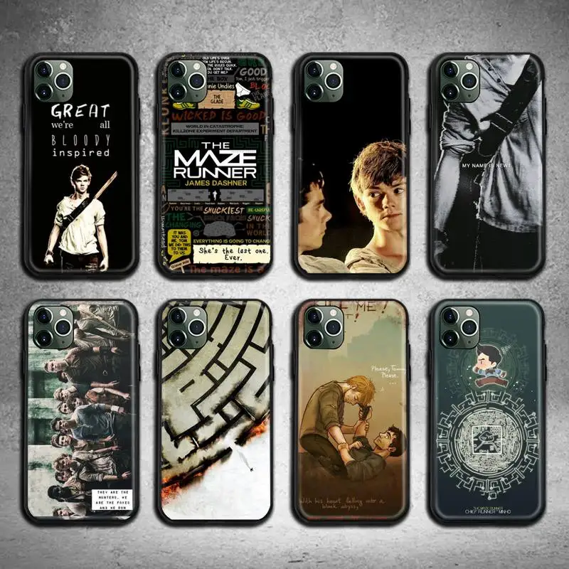 Чехол для телефона с изображением бегущего лабиринта iphone 13 12 11 Pro Max Mini XS 8 7 6 6S Plus X 5S