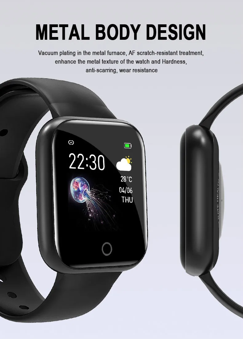 Женские Водонепроницаемые Смарт часы I5 P70 P68 Bluetooth для Apple IPhone пульсометр фитнес
