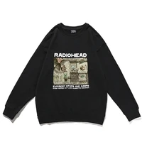 radiohead 2000 hip hop rock band pullover music album print sweatshirt long sleeve round neck men women punk fan gift pullovers