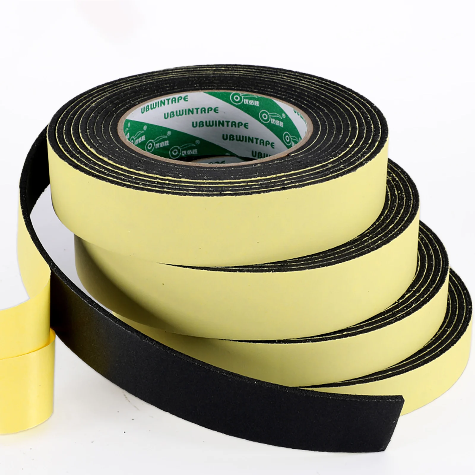 

Width 10mm-50mm EVA Black Sponge single-sided Foam Tape Thickness 2mm 3mm 5mm Shockproof Anti-collision Seal Strip