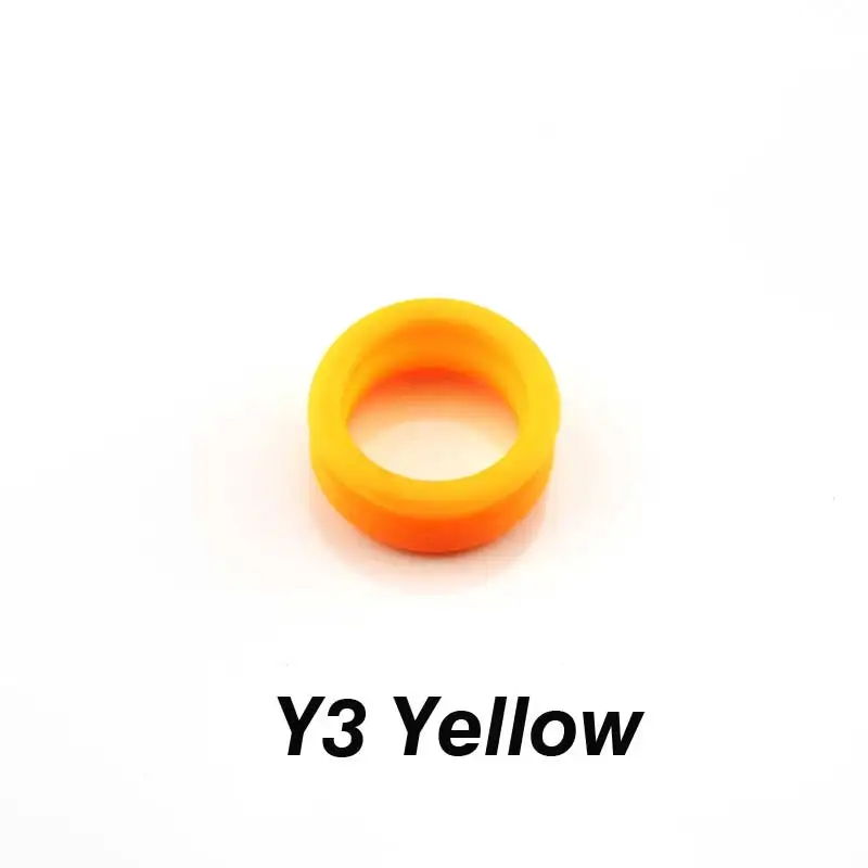 Цветной силикон кольцо на палец - Цвет: Y3-2PC