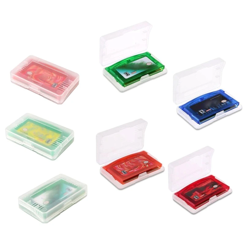 

H8WA 10pcs Transparent Game Cartridge Cases PP Plastic Playing Cards Cartridge Dust Cover Case