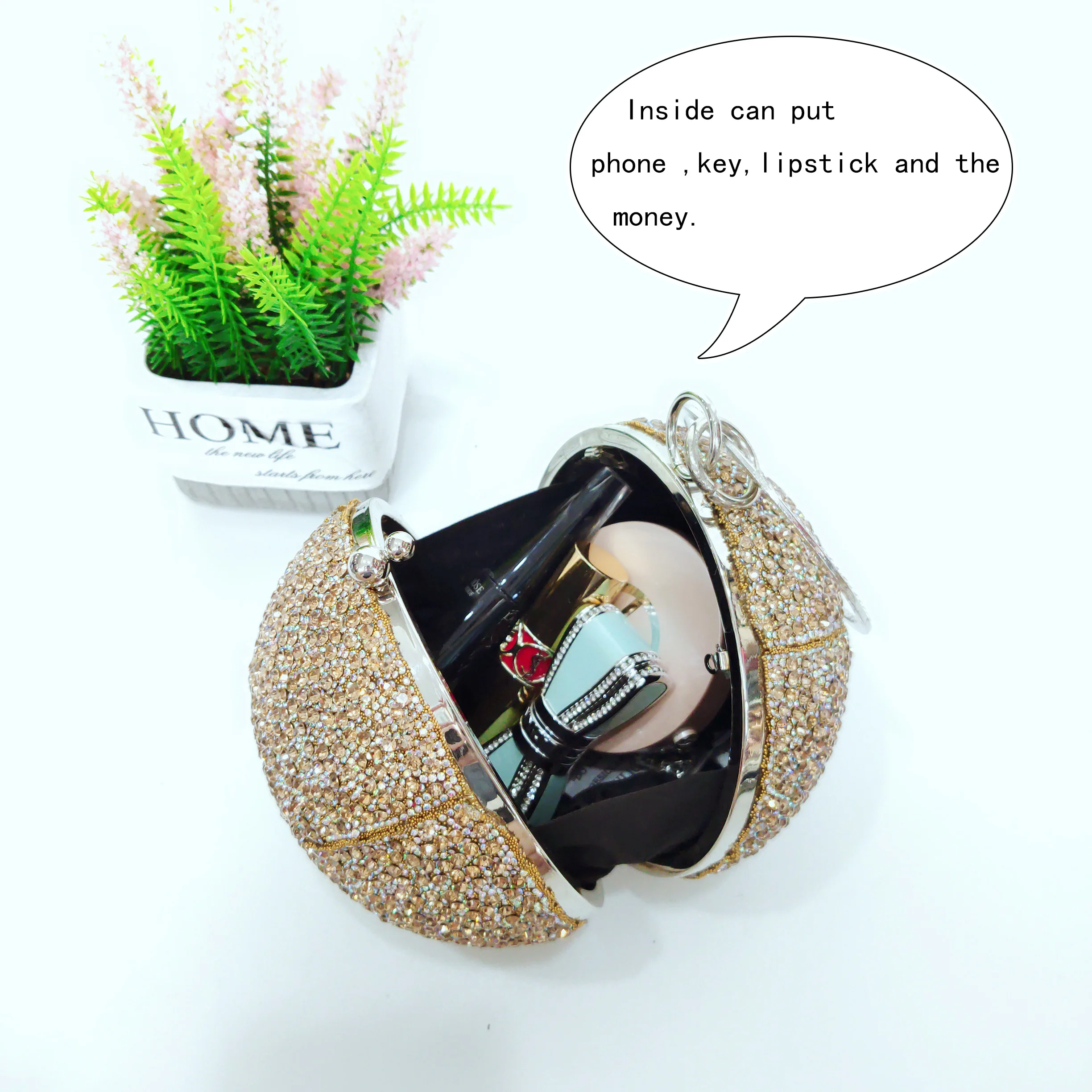 Хит продаж новый дизайн блестящая сумка-клатч в форме баскетбольного мяча с