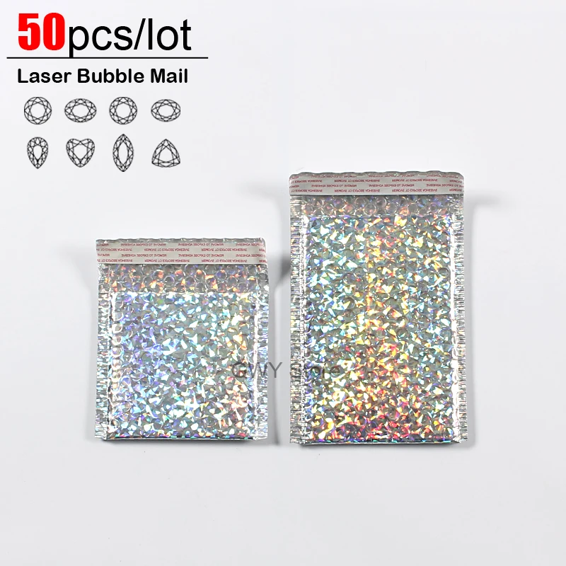 50 шт./лот полиэтиленовые пакеты с воздушными пузырьками | Канцтовары для офиса и