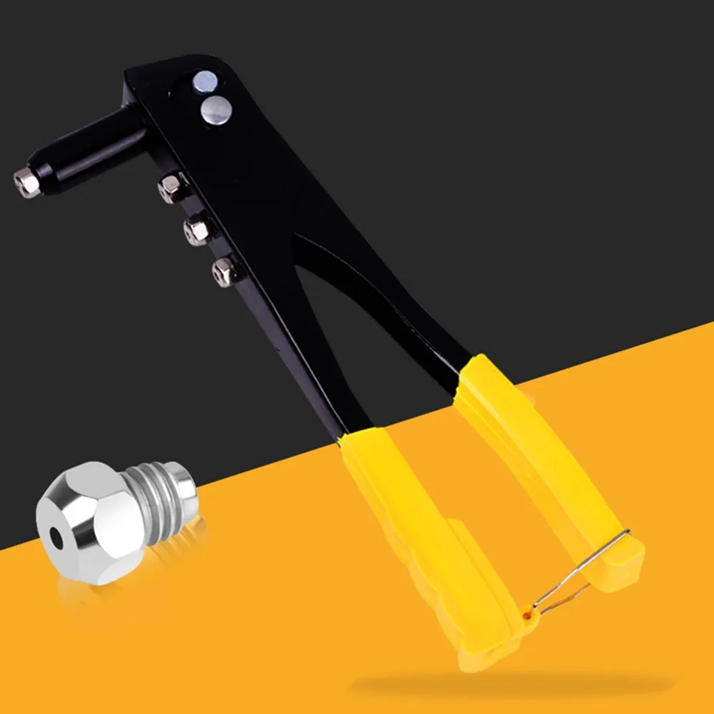 

83mm*24mm Riveter Guns Pull Willow Hand Manual Repair Tool Automotive Work, Sheet Metal 4 Nosepiece Household Type High Quality
