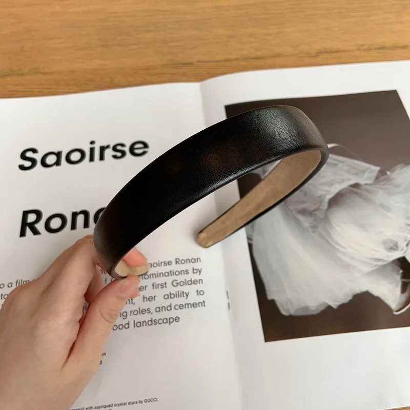 Ободок для волос Однотонный женский в Корейском стиле |