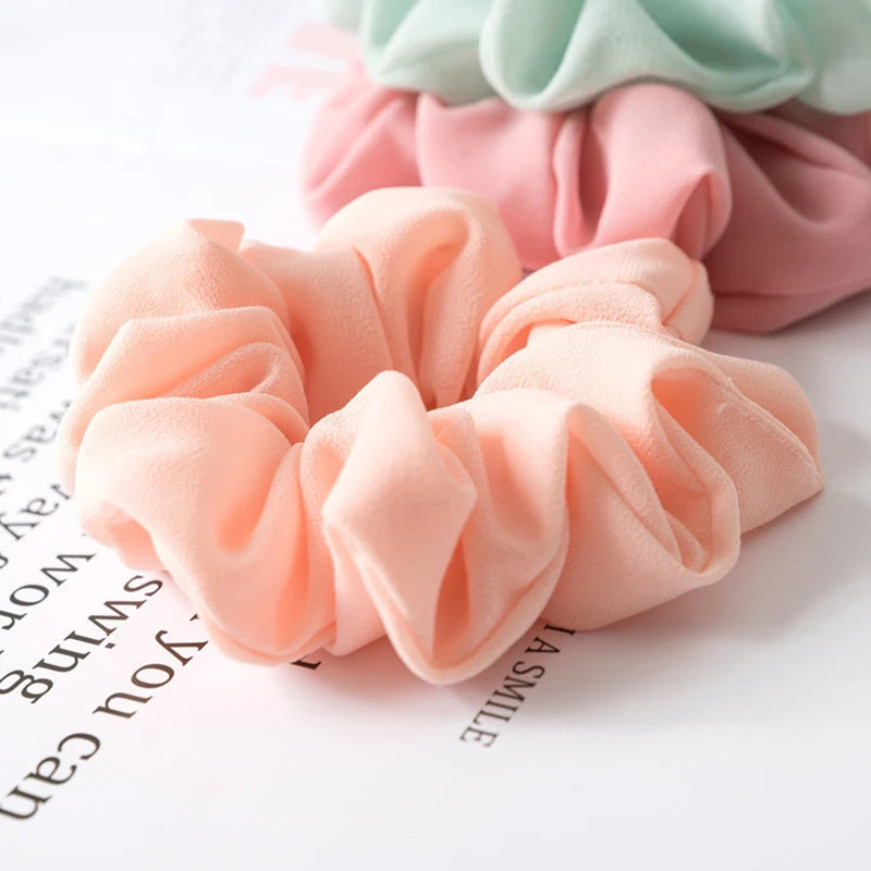 Женские корейские шифоновые обтянутая тканью Повязка на голову для девочек