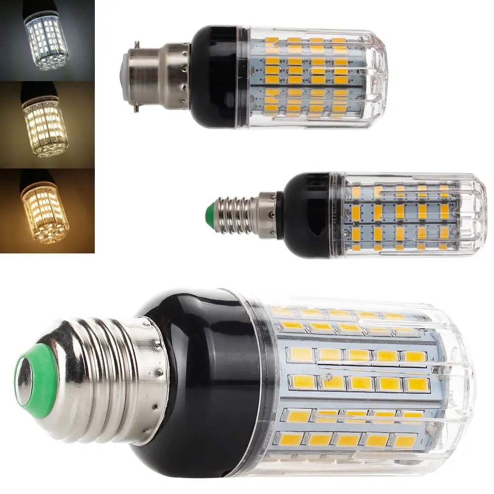 

High Power E27 E14 LED Corn Light Bulbs AC 110V 220V 230V 240V 7W - 35W E26 E12 B22 Table Desk Lamps Spotlights for Home Indoor