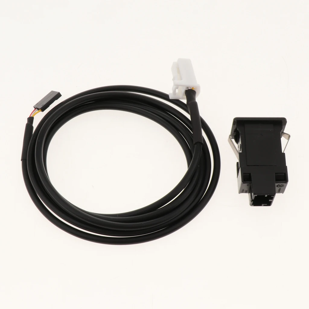 Вспомогательный вход USB AUX гнездовой кабель для Suzuki SX4 Grand Vitara 2007 2010|Кабели