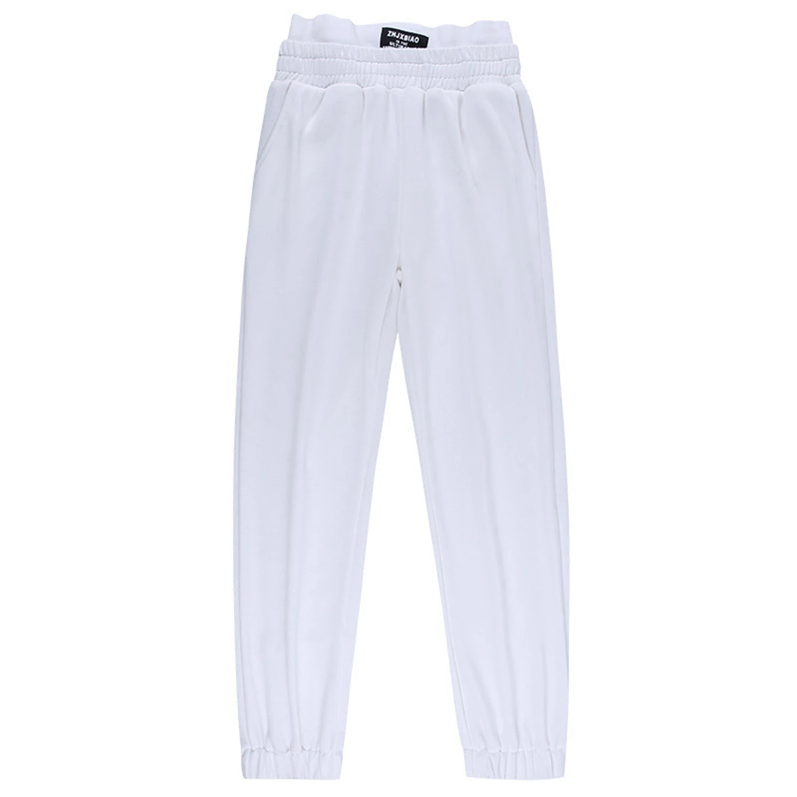 

Newest Arrival Women Loose Jogging Pants Wide Elastic Waist Letter Print Athletic Sweatpants with Pockets