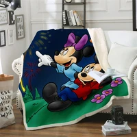 cartoon mickey mouse printed soft throw travel blanket velvet plush throw blanket hipster blanket for couch