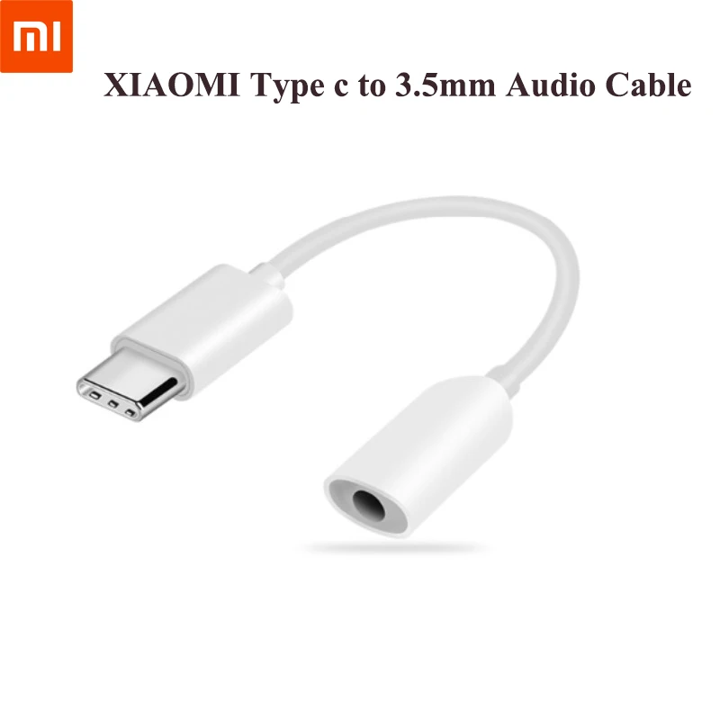 Оригинальный адаптер для наушников Xiaomi кабель USB 3 1 Type C 5 мм конвертер музыки и