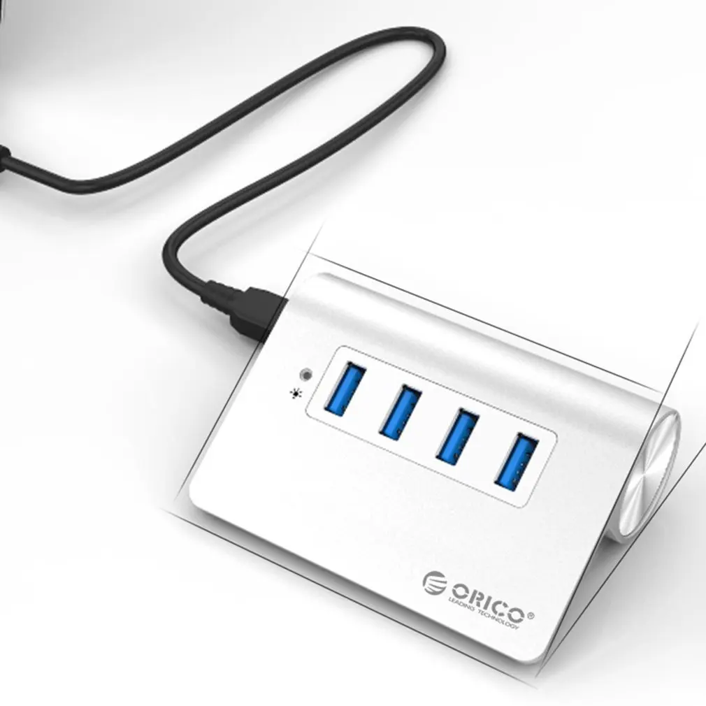 ORICO USB HUB 1 порт USB3.0 5Gpbs 3 порта USB2.0 480 Мбит/с скорость алюминиевый сплав предназначен