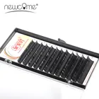 NEWCOME все размеры Индивидуальные Накладные ресницы, норка 3D объем ресницы натуральные длинные завивка BCD ресницы макияж инструменты