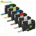 Ламинированная блестящая Звездная Радуга лазерная этикетка P Touch TZ 12 мм 9 мм, совместимая с Brother P-Touch блеск сверкающий