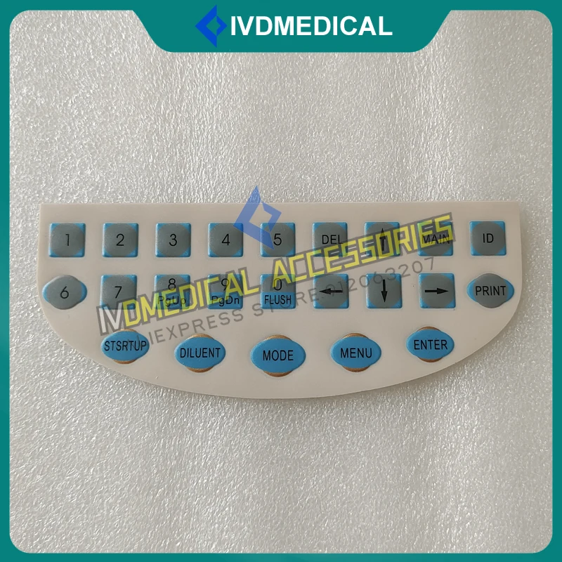 Original Mindray BC1800 BC1900 BC2900 BC-1800 1900 2900 Hematology Analyzer Button Membrane Keyboard Panel Keypad Panel English