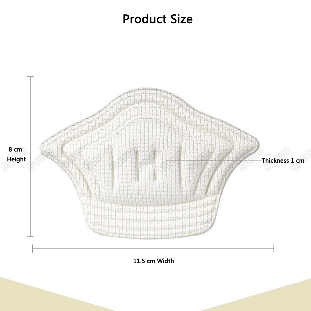 Shoe Heel Sticker Insoles for Women Sneakers Running Shoes Size Reducer High Heel Liner Grips Protector Pad Pain Relief Inserts