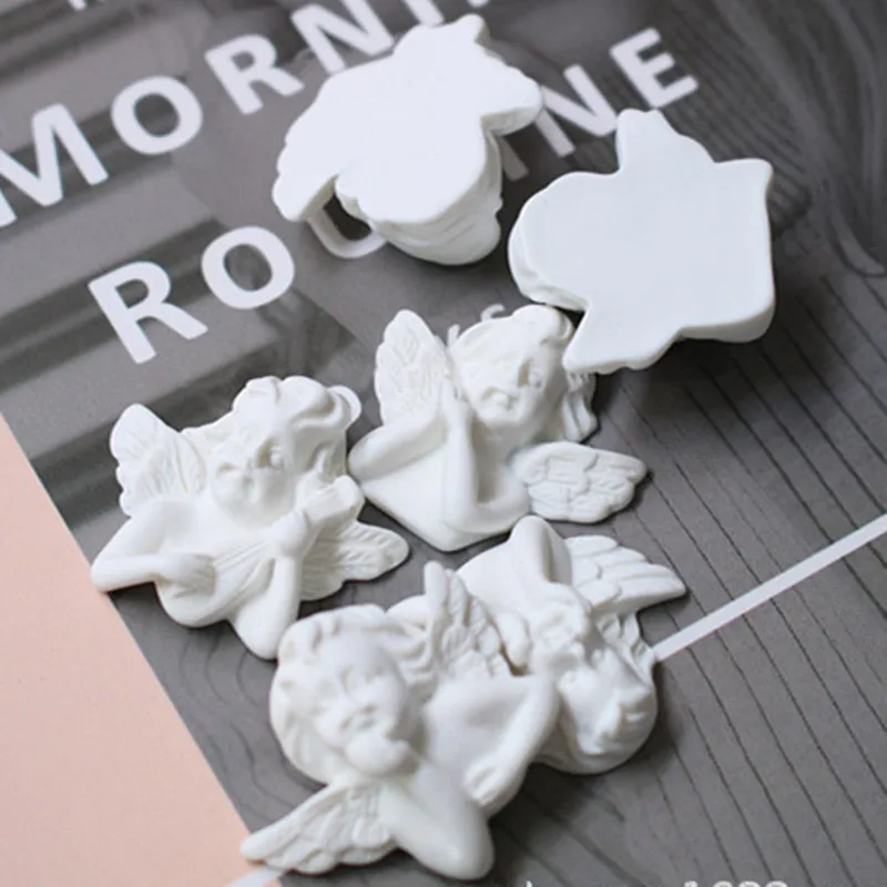 12 шт. белые пластиковые подвески в форме крыла ангела для детского душа украшения