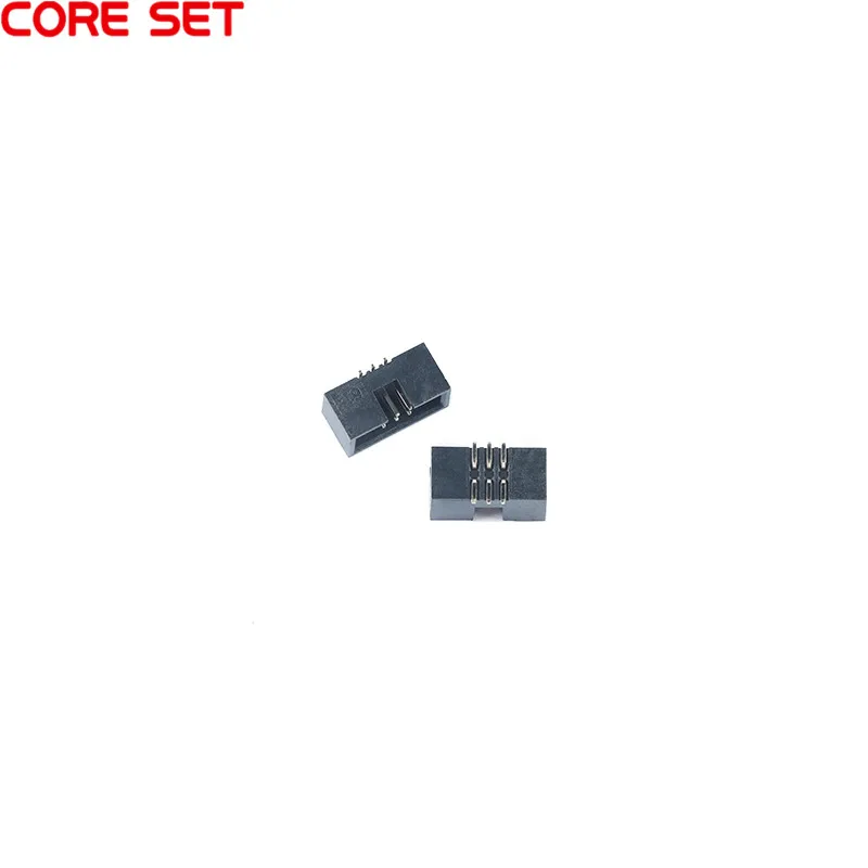 10 шт. 1 27 мм SMD разъем 8/10/12/14/16/20/26/30/40/50Pin Штекерный PCB двухрядный новый | Обустройство