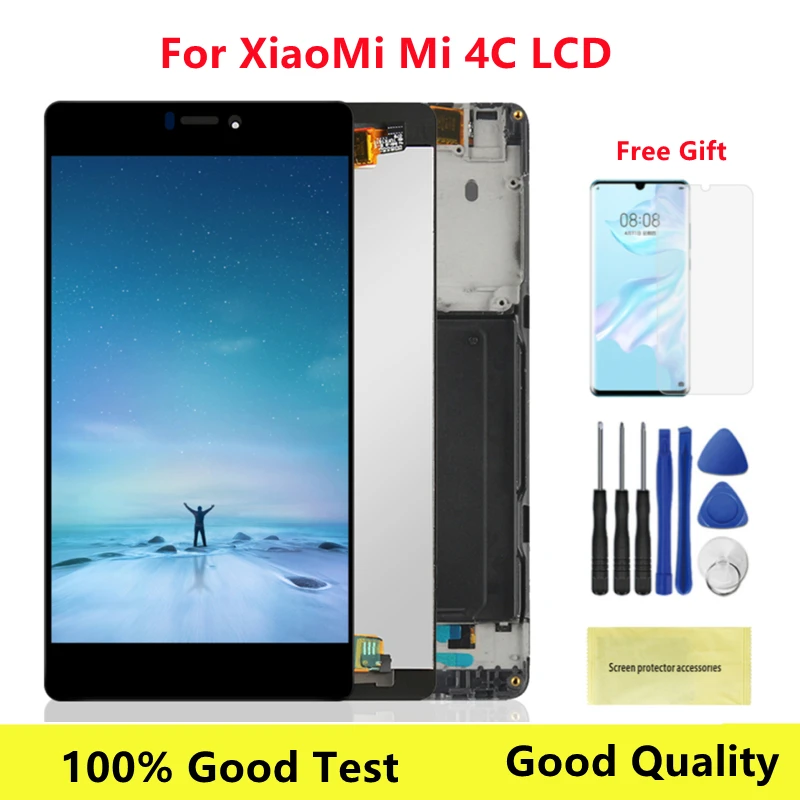 Оригинальный ЖК-дисплей Mi4C для Xiaomi Mi4c с сенсорным экраном дигитайзер в сборе Mi 4c