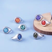 genshin impact anime game delicate finger decoration ring cosplay for women men casual fashion jewelry accessories party gifts
