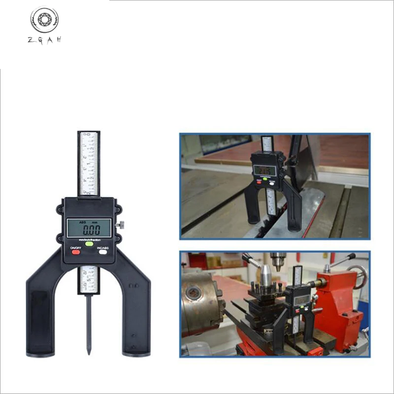 Высокоточный цифровой глубинный измеритель 80 мм глубины с магнитным ЖК дисплеем