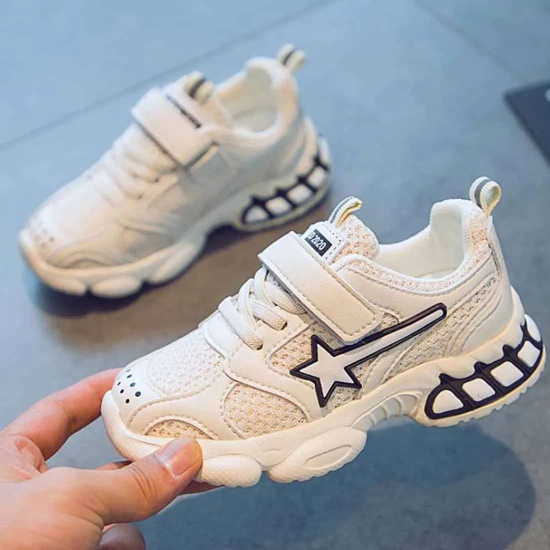 

Kids Shoes Girls Casual Shoes Running Shoes Sports Boys Shoes Fashion Design Baby Toddler Breathable Single Shoes