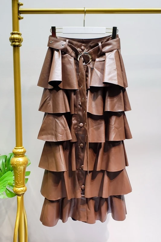 2019 осень и зима новый лист лотоса кружева темперамент длинный отрезок тонкая