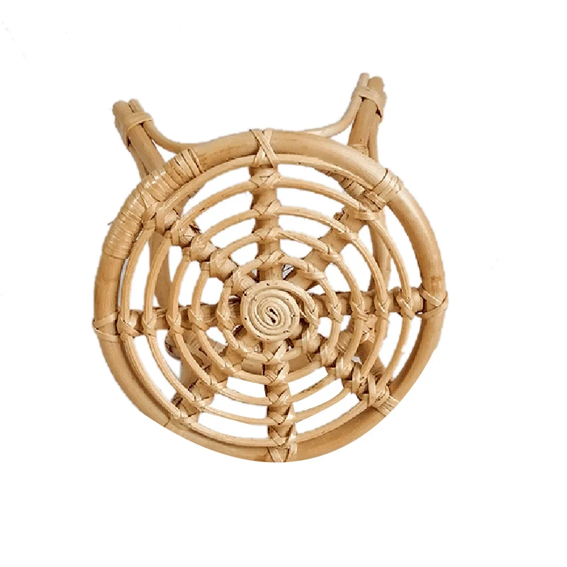 

Natural Rattan Hand-Woven Flower Pot Indoor Plant Stand for Gardening and Interior Decoration