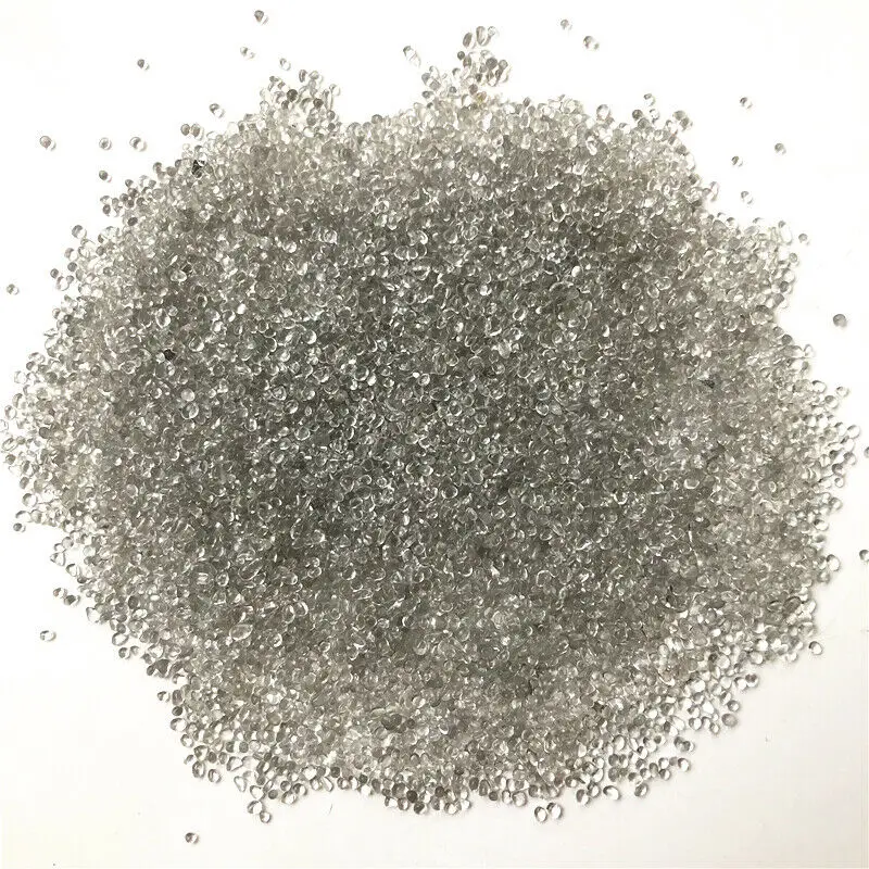 Drop Shipping 50g 2-5mm K5 White Glass Gravel Glaze Stone Rock Polished Aquarium Specimen Quartz Crystals | Дом и сад