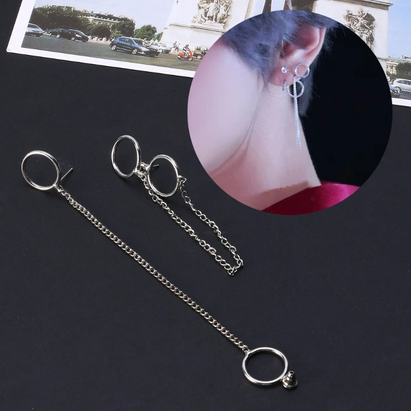 

1 Pair KPOP Bangtan Boys Long Tassel Drop Earrings Korean Fashion Jewelry