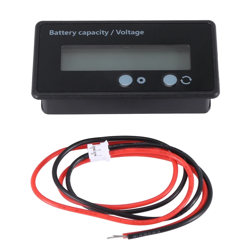

LCD Battery Capacity Gauge Meter 12V/24V/36V/48V Lead Acid Battery Status Indicator,Lithium Battery Capacity Tester