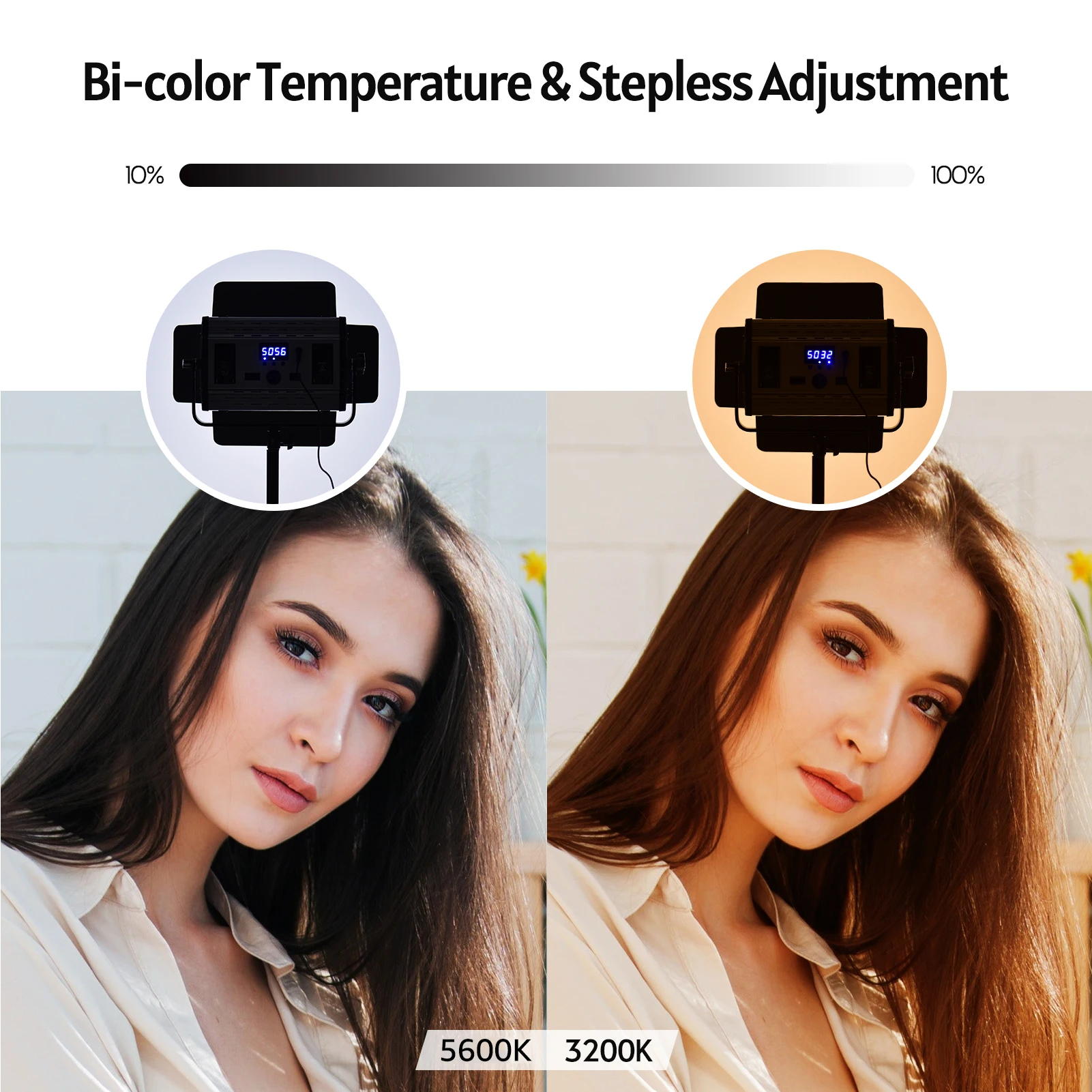 Tolifo GK S60RGB 60 Вт RGB светодиодный светильник для видеосъемки 3200K 5600K с регулируемой