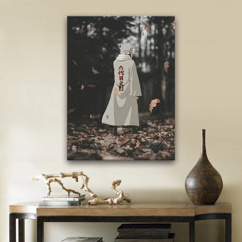 Hokage 6 й Какаси Хатаке Аниме Картина на холсте Декор настенные художественные